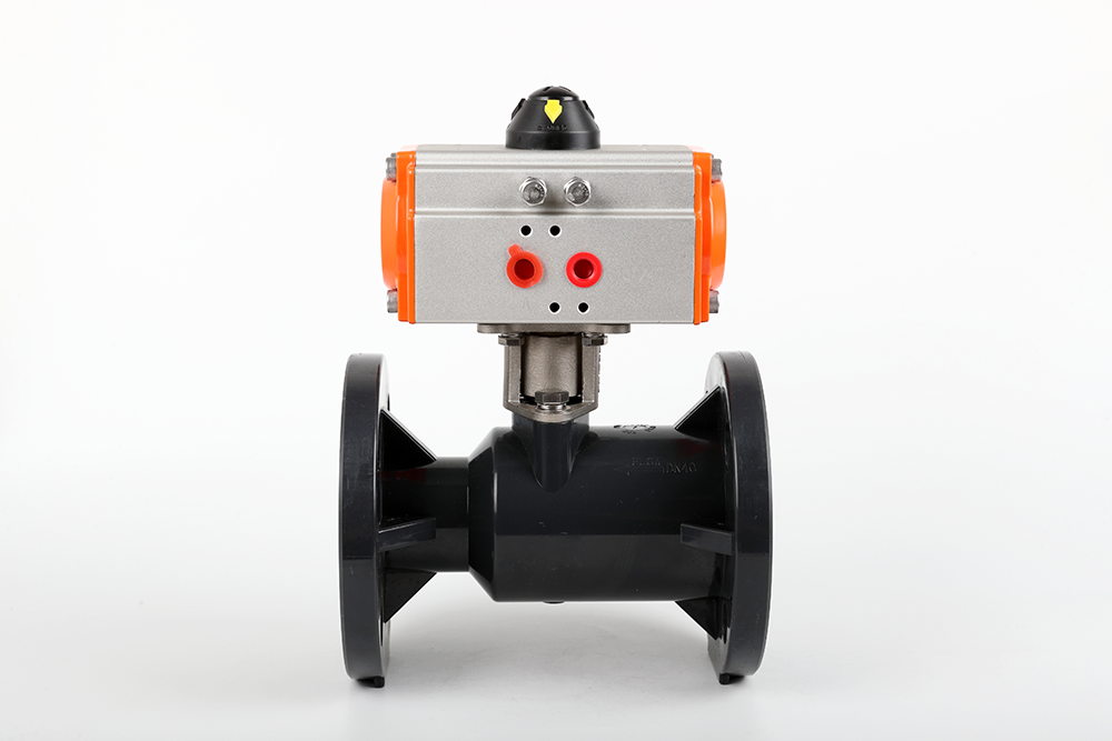 漳平气动法兰一体球阀